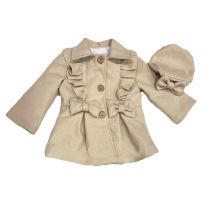 Παλτό μπεζ με γούνα