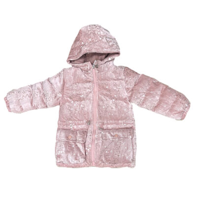 Μπουφάν ροζ γυαλιστερό 