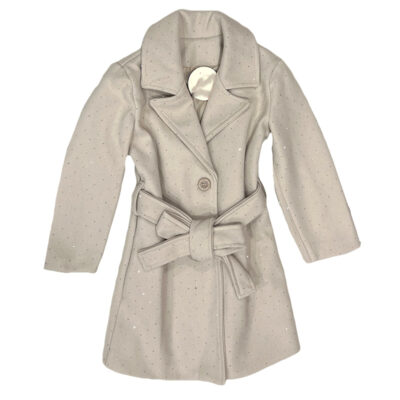 Παλτό μπεζ γυαλιστερό