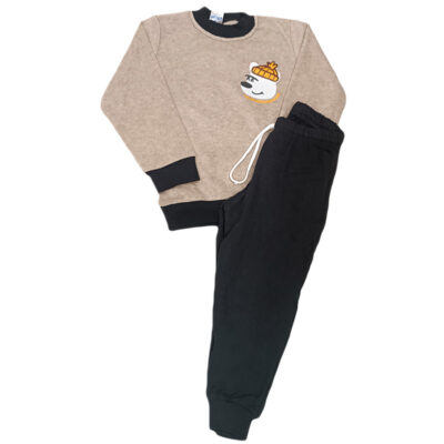 Πιτζαμάκι αρκούδος μπεζ