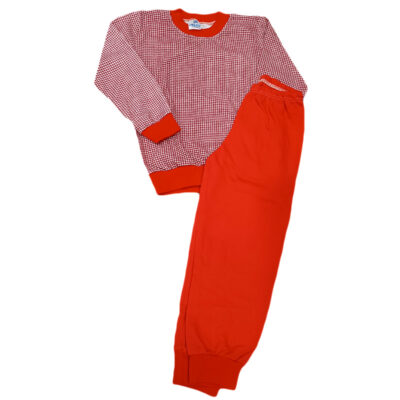 Πιτζαμάκι καρό κόκκινο