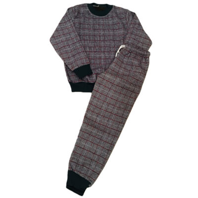 Πιτζαμάκι γκρι καρό