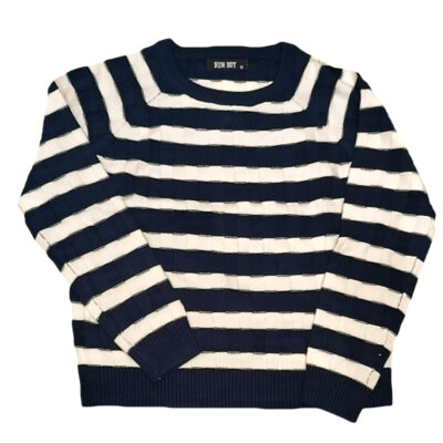 Πουλοβεράκι λευκό/μπλε