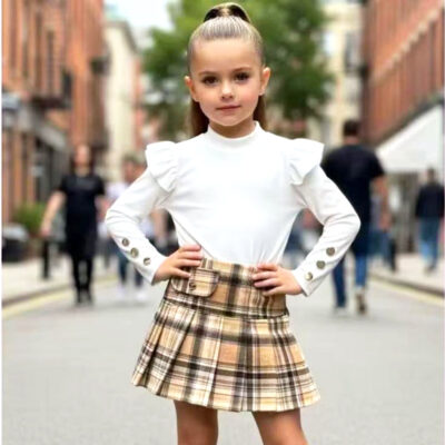 Φόρεμα φούστα καρό