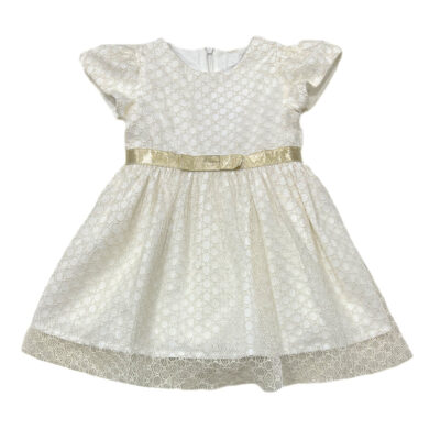 Φόρεμα μπεζ/χρυσό