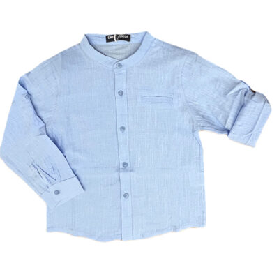 Πουκάμισο λινό γαλάζιο